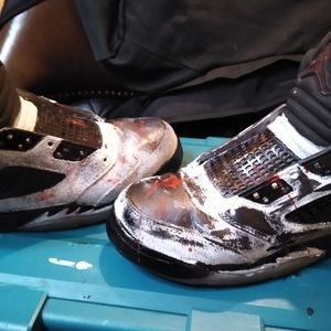 Custom Friday the 13th air Jordan 5